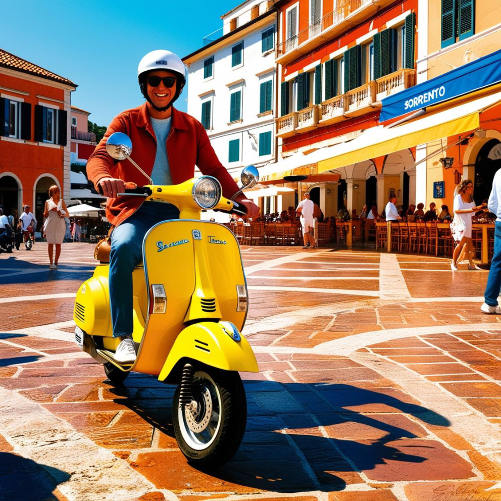 Rent a Vespa for your Italian Experience in Sorrento